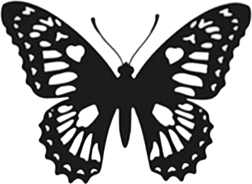 Monarch Butterfly Silhouette